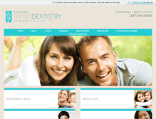 Tablet Screenshot of bendelfamilydentistry.com